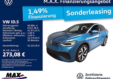 VW ID.5 Volkswagen PRO IQ.LIGHT+AHK+AUGM. HUD+HARMAN