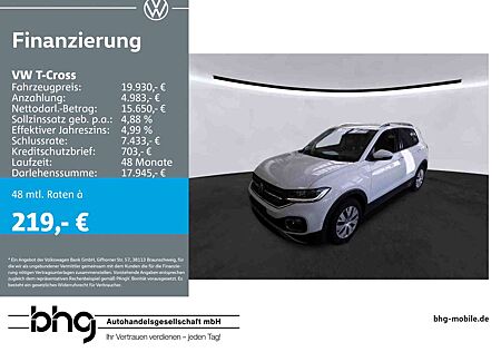 VW T-Cross Volkswagen 1.0 TSI OPF Style