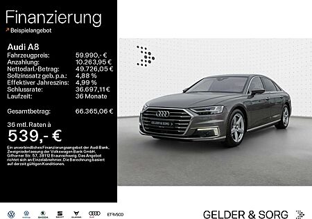 Audi A8 60 TFSIe Rear-Seat-Ent*B&O*Pano*HuD*Matrix*AC