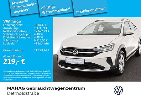 VW Taigo Volkswagen 1.0 TSI LIFE Navi LED AppConnect Bluetooth