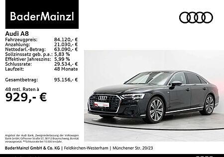 Audi A8 50 TDI quattro S line B&O StdHzg Pano Matrix