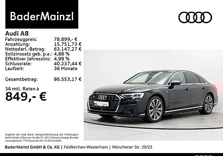 Audi A8 50 TDI quattro S line B&O StdHzg Pano Matrix