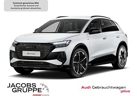Audi Q4 e-tron gebraucht kaufen Audi Q4 e-tron 45 2xS line Edition/Black+/Matrix/HuD/Wärmepumpe/AHK/SONOS/A