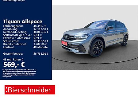 VW Tiguan Allspace Volkswagen 2.0 TDI DSG 4Mo R-Line Black 7 S