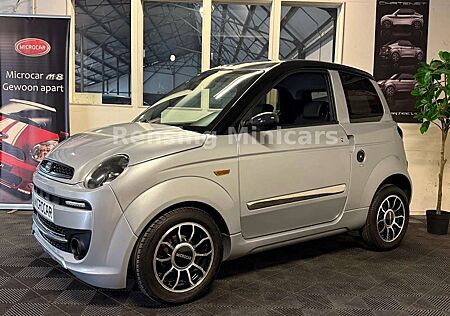 Microcar M.Go 8 PS Silber Mopedauto Leichtmobile Minicar
