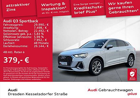 Audi Q3 45 TFSI e S-Line AHZV LED DAB Navi