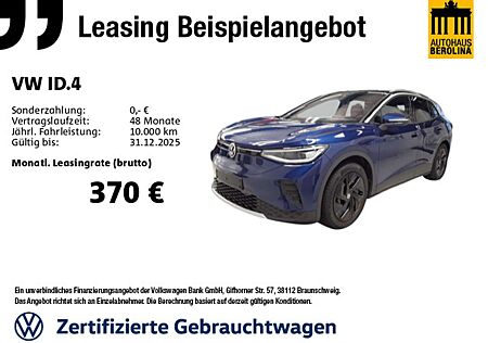 VW ID.4 Volkswagen Pro *PANO*IQ-MATRIX*WärmeP*R-CAM*SHZ*