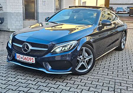 Mercedes-Benz C 220 d Coupe AMG-Line/Leder-Braun/Pano/LED/Nav