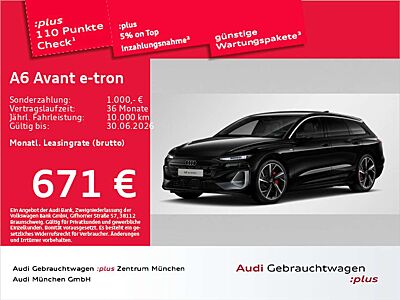 Audi A6 e-tron qu. S line B&O/AHK/Luftfed