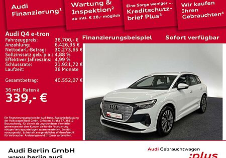 Audi Q4 e-tron gebraucht kaufen Audi Q4 e-tron 45 quattro LED RFK NAVI HUD VIRTUAL