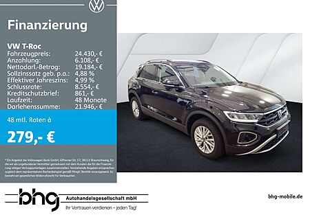 VW T-Roc Volkswagen 1.0 TSI OPF Life