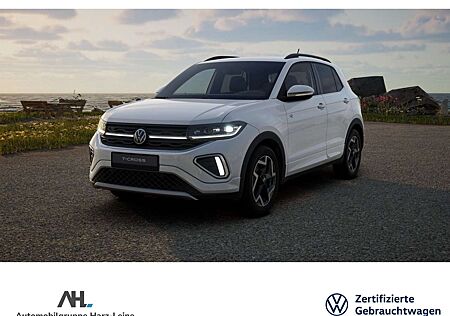 VW T-Cross gebraucht kaufen VW T-Cross Volkswagen R-LINE TSI DSG+AHK+LED-MATRIX+RÜCKFAHRKAMERA+NAVI+