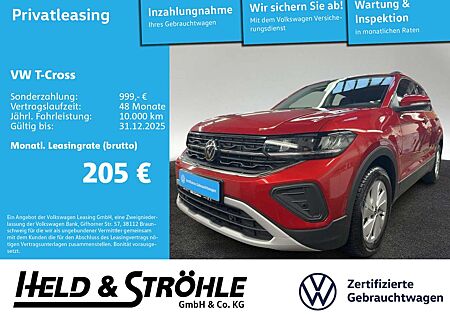 VW T-Cross Volkswagen Life 1.0 TSI LED NAV PDC SHZ TRAVEL DAB+