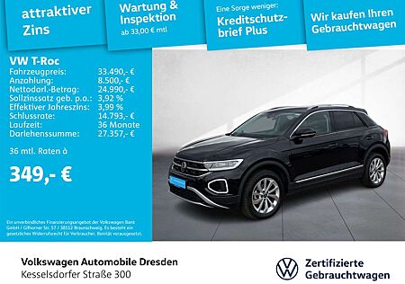 VW T-Roc Volkswagen 1.5 TSI DSG Style AHZV LED Navi PDC DAB