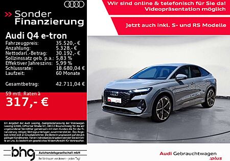 Audi Q4 e-tron 50 Sportback quattro S line Optikpaket