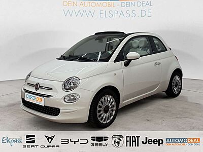 Fiat 500C Lounge ALLWETTER TEMPOMAT APPLE/ANDROID ALU PDC BL