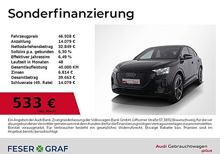 Audi Q4 e-tron Sportback 45 e-tron S line Ext/Matrix/ACC/SONOS/21
