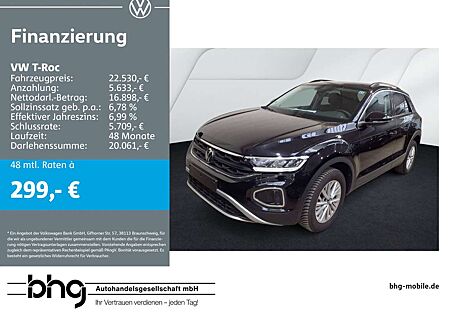 VW T-Roc Volkswagen 1.0 TSI OPF Life *NAVI*EINPARKHILFE*LED*