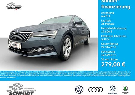 Skoda Superb Combi 2.0 TDI Style DSG MATRIX NAVI