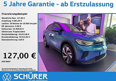 VW ID.4 Volkswagen Pro 4Motion Wärmepumpe HKardon Pano AHK HuD Key...
