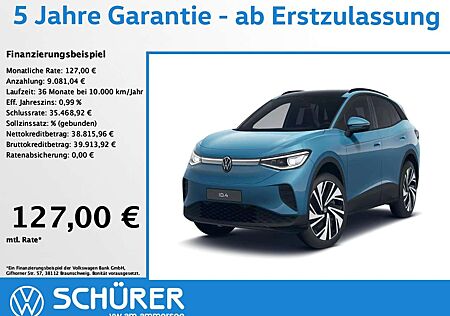 VW ID.4 Volkswagen Pro 4Motion Wärmepumpe HKardon Pano AHK HuD Key...