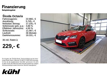 Skoda Octavia Combi RS 2.0 TDI 4x4 DSG DAB LED Pano AH