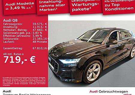 Audi Q8 55 TFSI TIPT*QUA*PANO*ACC*MATRIX*HUD*B&O*360*