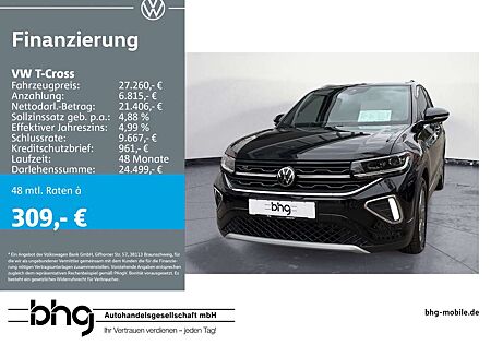 VW T-Cross Volkswagen R-Line 1.5 TSI AHK, Navi, GanzjR.