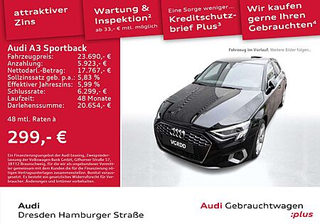 Audi A3 40 TFSI e Advanced LED Navi AHZV