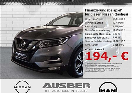 Nissan Qashqai gebraucht kaufen Nissan Qashqai N-Connecta 1.3 DIG-T EU6d-T Navi 360 Kamera LED Ku