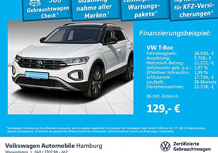 VW T-Roc Volkswagen 1.0 TSI Goal AHK/KAMERA/LED/NAVI/SITZHZG.