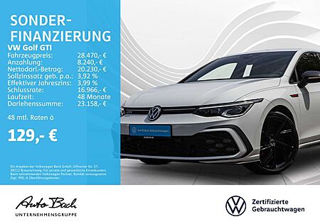 VW Golf GTI Volkswagen Golf VIII GTI Black Style 2.0 TSI DSG, Navi, LED