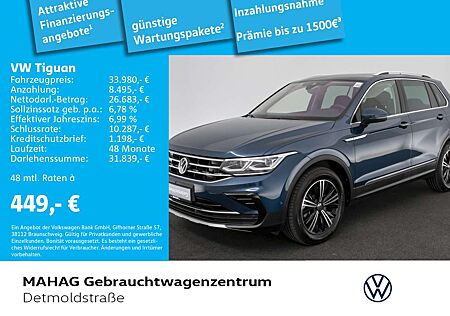 VW Tiguan Volkswagen 2.0 TSI 4Mot. Elegance Navi LED Pano Kame