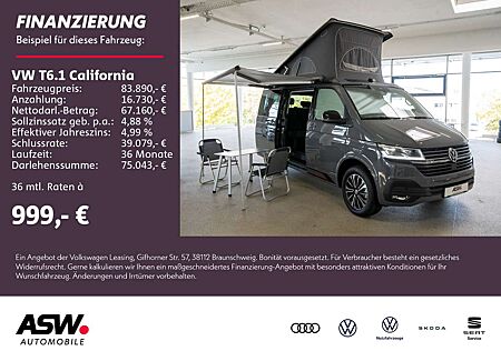 VW T6 Volkswagen .1 California Beach Camper Edt 4M 2.0 TDI DSG
