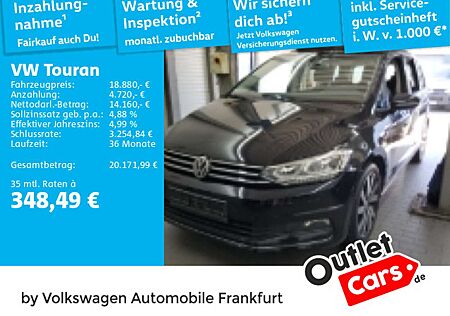 VW Touran Volkswagen 1.4 TSI Sound Navi Panoramadach Rückfahrk