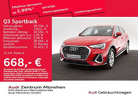 Audi Q3 40 TFSI qu. S tronic 2x S line Virt
