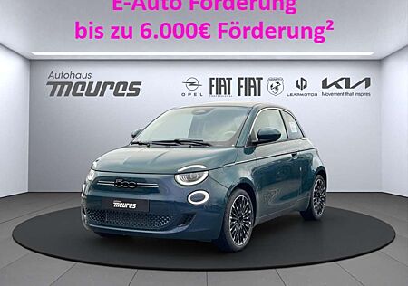 Fiat 500E La Prima, 95 PS, Klimaautomatik, Ozean Grün