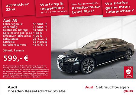 Audi A8 50 TDI Q. HUD AHZV LED Navi Kamera Pano