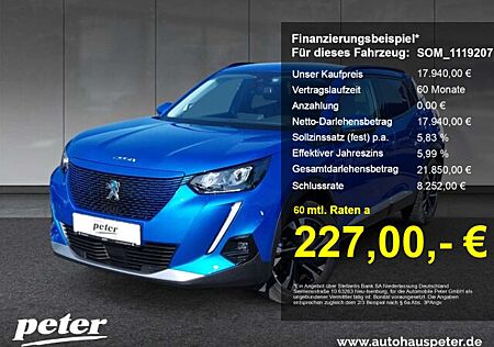 Peugeot 2008 e- Allure 136 +11KW OBC+Kamera+SHZ+LED