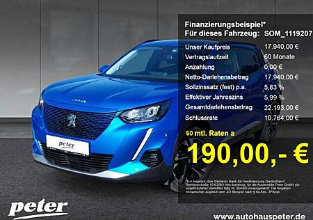Peugeot 2008 e- Allure 136 +11KW OBC+Kamera+SHZ+LED