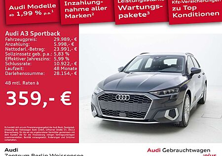 Audi A3 35 TFSI S-TRO*AHK*NAVI*ACC*APP*ASG*