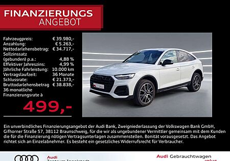 Audi Q5 Sportback 50 TFSI e qu S line MATRIX B&O AHK advan