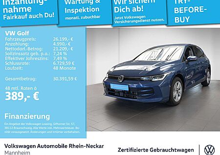 VW Golf Volkswagen VIII 1.5 eTSI DSG Gar2029 App-Connect PDC L