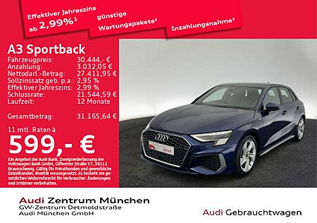 Audi A3 35 TDI S tronic S line HuD/Navi+/Ka