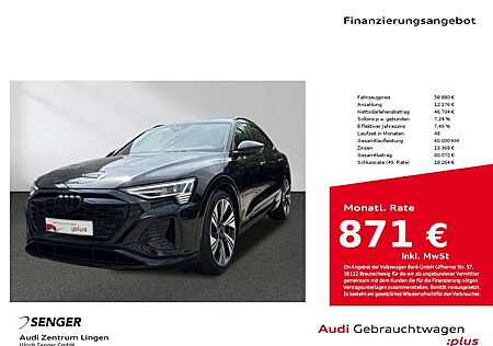 Audi Q8 e-tron Sportback 55 S line quattro MMI Matrix