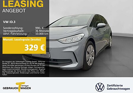 VW ID.3 Volkswagen PRO KAMERA LM18 ACC NAVI