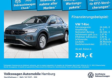 VW T-Roc Volkswagen 1.0 TSI Life Navi Sitzhzg LED CarPlay