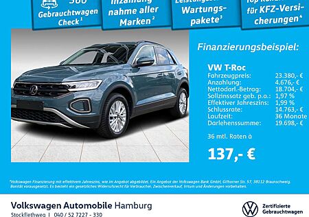 VW T-Roc Volkswagen 1.0 TSI Life Navi Sitzhzg LED CarPlay