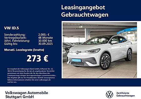 VW ID.5 Volkswagen Pro Navi Kamera LED AHK Stdhzg ACC SHZ