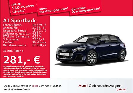 Audi A1 25 TFSI S tronic advanced PDC/SitzH
